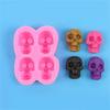 Silicone Baking Molds Detailed Skull Shaped Cake Moulds DIY Chocolate Mould