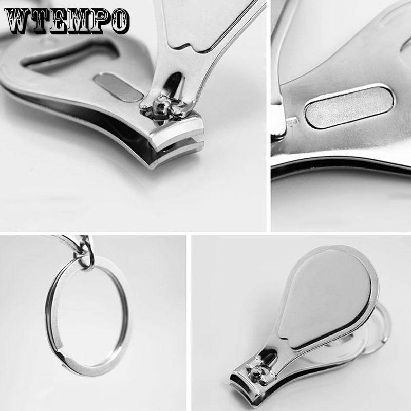 WTEMPO Stainless Steel Bottle Opener Nail Clippers Keychains Door Key Car Key Decor Accessories DIY Personalized Gifts