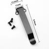 Stainless Steel Back Clip for DIY Folding Pocket Knife Tool DIY Accessories Back Clip Custom Folding Knife Back Clip Holder