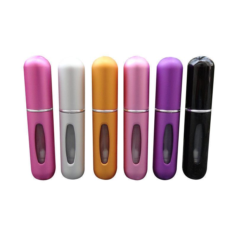 Ultra Light Mini Scrub Portable Cosmetic Storage Box with Perfume Refill Bottle for Travel Accessories