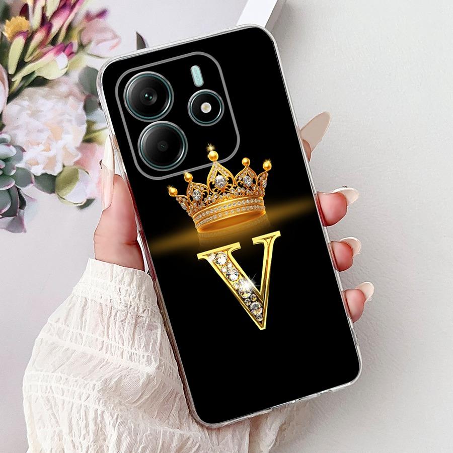 New Letter Painted Case for Xiaomi Redmi Note 14 Pro 5G Soft Silicone Fundas Soft Silicone Shell for Redmi Note14 5G 14Pro Capa