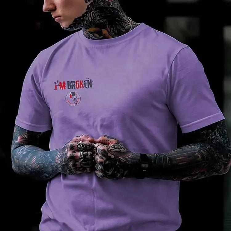 

3D-принт мода уникальный дизайн мужские футболки впитывающие пот повседневные летние топы с коротким рукавом мужские крутые свободные одежда XXXXXL серый