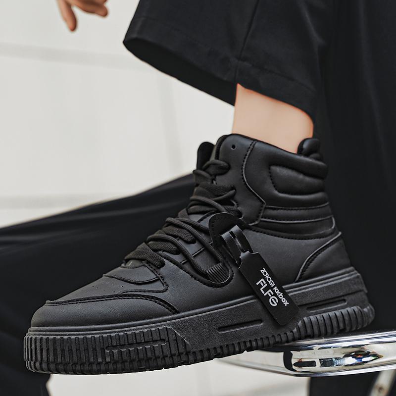 Casual Sneaker Wysokie trampki męskie Mokasyny Buty dla mężczyzn Deskorolka Sport i wypoczynek Odporne na zużycie Antypoślizgowe Na każdy mecz Nowe