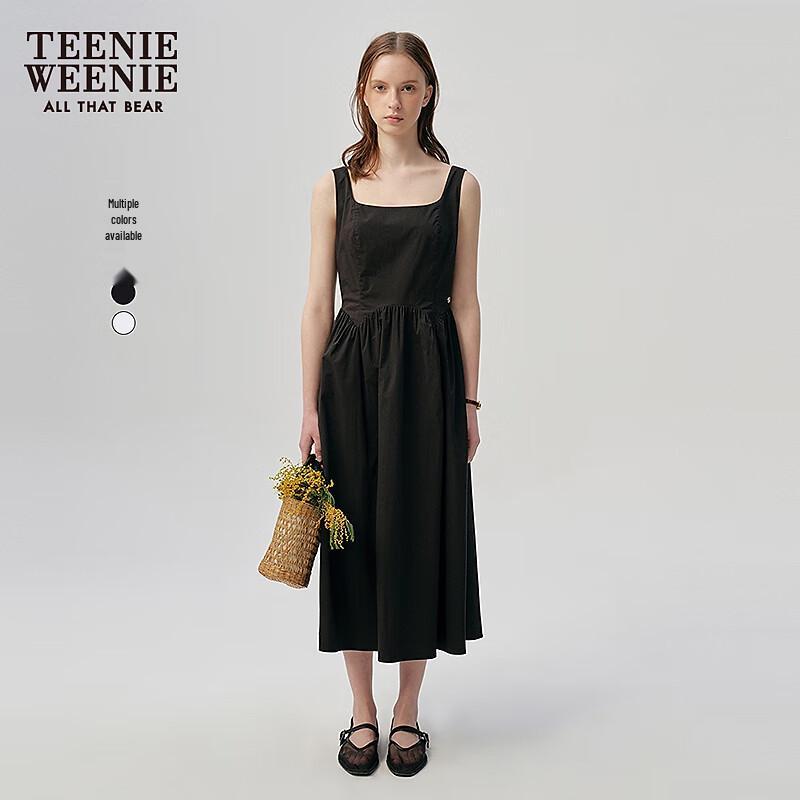 

Teenie Weenie Women s 2025 Summer Hepburn Sleeveless A-Line Midi Dress M