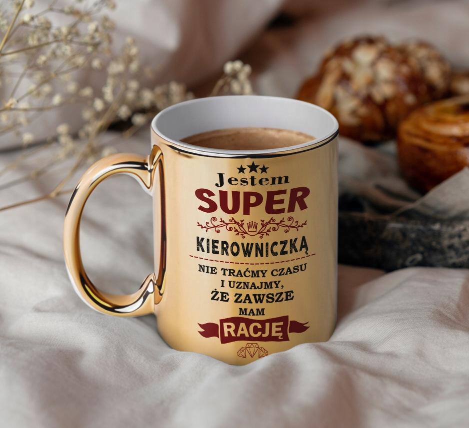 Kubek Prezent Dla Kierowniczki Super Kierownika Kierownik Ma Zawsze Rację