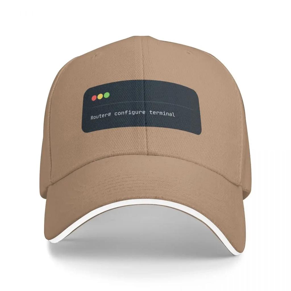 configure terminal  Cisco CLI Baseball Cap birthday Uv Protection Solar Hat mens big size hat Sun Hats For Women Mens