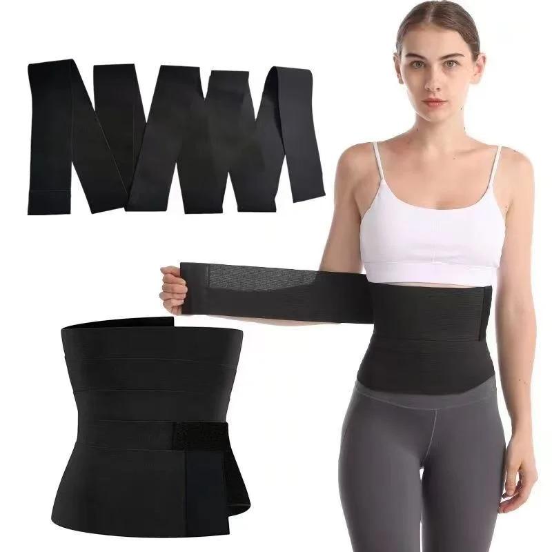 Elastic Waist Band For Yoga Fitness Exercise Slimming Tightening Wrapping Thin Waist And Abdominal Support