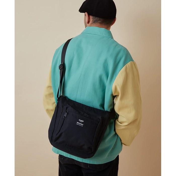 TRACK Shoulder Bag A5 Water-Repellent Multi-Storage Denim Blue Free Size