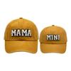 Kids/Mum Retro Baseball Cap For Parents And Child Outdoor Washed Jeans Solid Color Mama & Mini Casual 4 Season Riding Caps