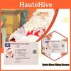 Adorable Santa Claus Drivers License Plastic Christmas Gift Card Assortment