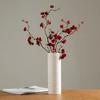 Weiße Vase Keramikvase Ornament Trockenblumenarrangement Modern Minimalistisch Kunst Wohnzimmer Weiß Kreative Heimdekoration Vasen