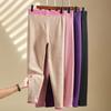 German Long Johns Women Wear Autumn and Winter Fleece Thickened Line Pants Camel Fleece Leggings High Waist Elastic Cotton Wool Thermal Pants