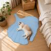 for Cats and Dogs - Summer Ice Pad, Comfortable Floor Bed for, Blue