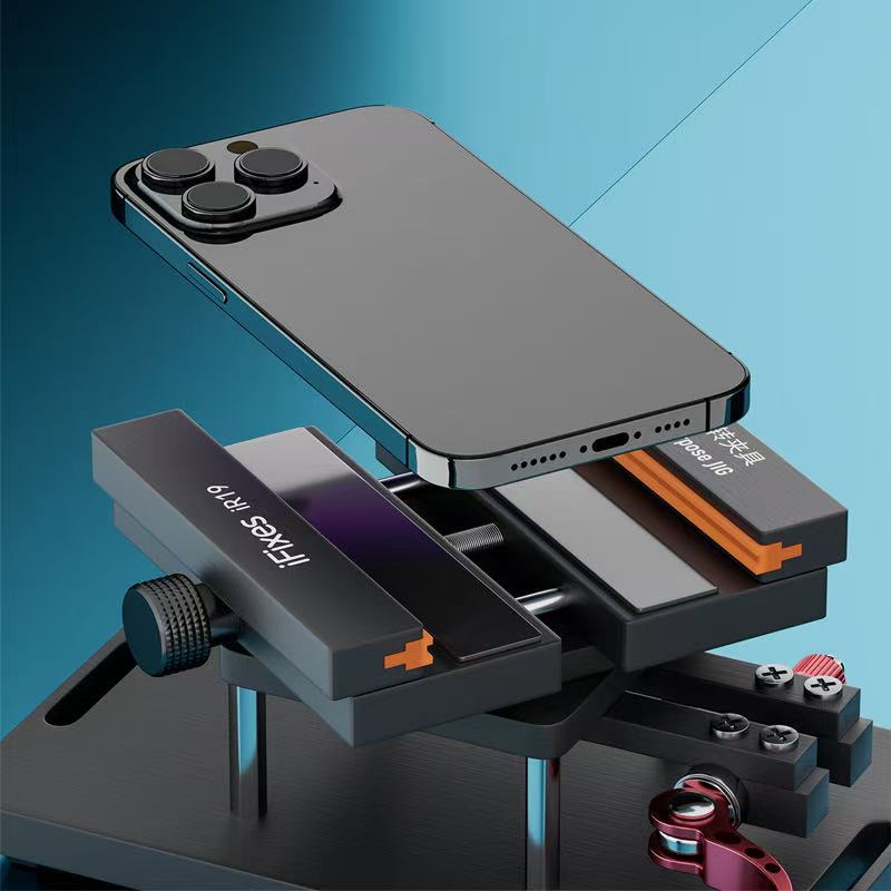 

360 ° rotating fixed fixture, multi-functional rotating fixture, remove the glass back cover of the iPhone and fix it. iFS