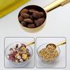 2-in-1 Stainless Steel Measuring Spoon Coffee Bean Bag Clip (BPA Free, No FDA)