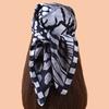 1PC Women's Spot Print Thin Satin Silk-Like Square Scarf Bohemian Casual Neck Wrap Lightweight Comfortable Spring Daily