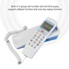 FSK DTMF Caller ID Telephone Corded Phone Desk Put Landline Fashion Extension Telephone for Home