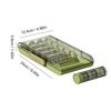 Portable Mini Weekly Pill Organizer Box 7-Day Waterproof 21-Grid Vitamin Storage Case Sealed Dustproof Daily Pill Box Travel