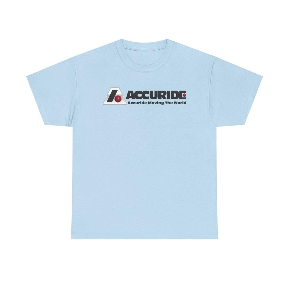 

Accuride T-Shirt Defunct Moving Company Logo Tee Moving The World 4XL