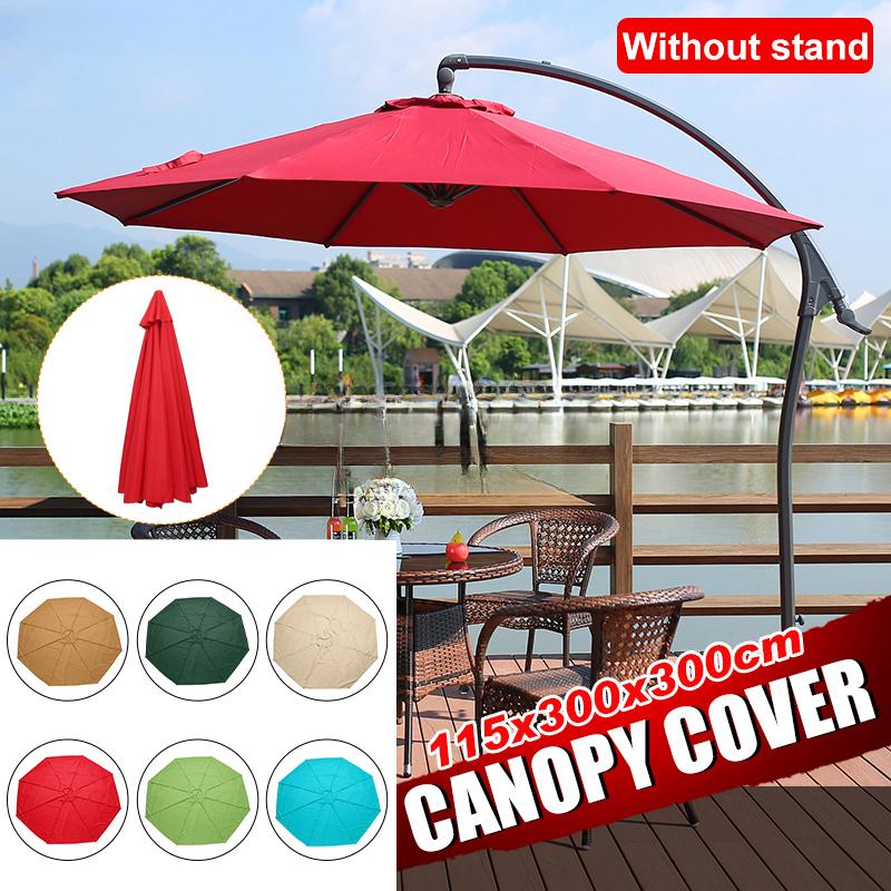 8 Arm OUTDOOR Umbrella Canopy Replacement Fabric Garden Parasol Roof For Sun Cover 3.77x9.84x9.84ft