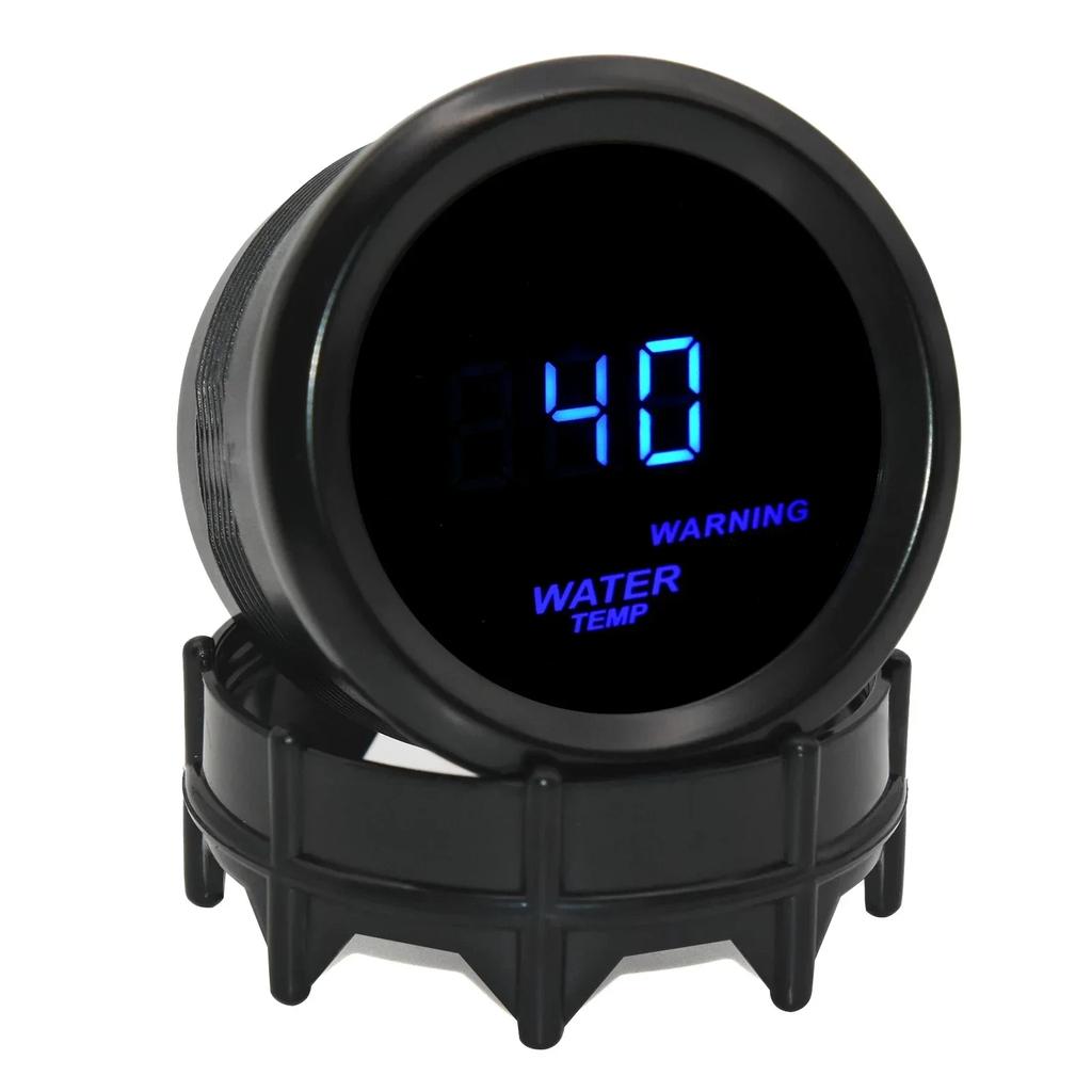 52mm Water Temperature Gauge 40-150 Celsius Water Temp Gauge Car Meter Sensor 1/8NPT 10mm for Gasoline Racing Car 12V Temp