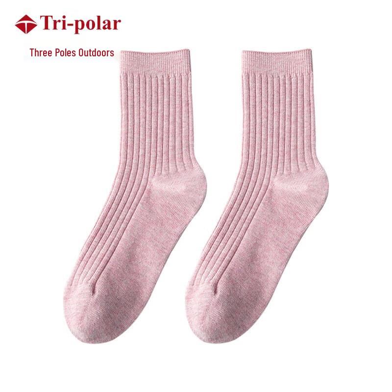 Tri-polar Women s Cotton Mid-Calf Socks 6-Pack