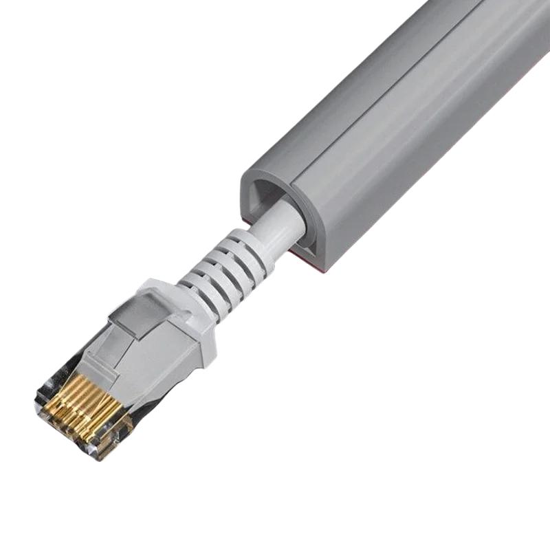 

1PC 3/5m Wire Cords Covers Paintable Cable Concealer Wire Slot Wire Organizer Cable Cover Extension Wiring Duct 3m серый