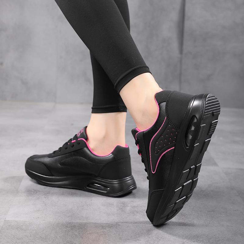 35-42 Women's Plus Size Lightweight and Fashionable Air Cushioned Sole Height Increasing Casual Shoes Sports Women's Shoes