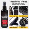 Spray abrillantador de neumáticos de alto brillo, 100 ml, abrillantador de ruedas, revestimiento de neumáticos, cuidado de neumáticos y ruedas para automóviles, camiones, SUV y vehículos recreativos