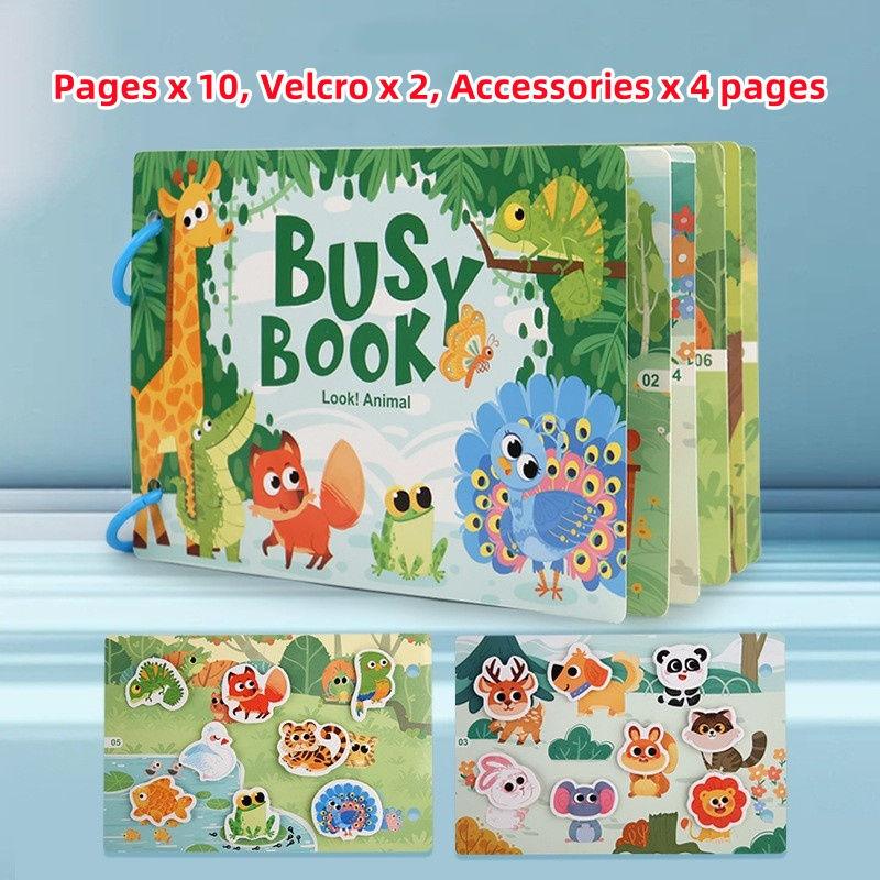 Educational Learning Toys for Kids Toddlers Age 3-6 Years Old Boys Girls Gifts Busy Book GZW