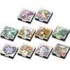 Cardboard DIY Crystal Art Sticky Notes Holder W/ 160 Sheets Crystal Art Note Box for Office Accessories Desk Office Workplace