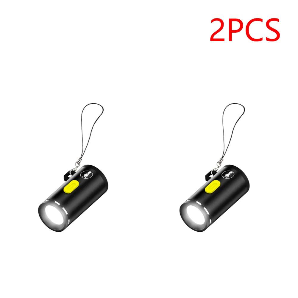 Type-C Power LED Handheld Mini Flashlight Aluminum Alloy Portable Camping Flashlight Camping Torch Light for Outdoor Camping