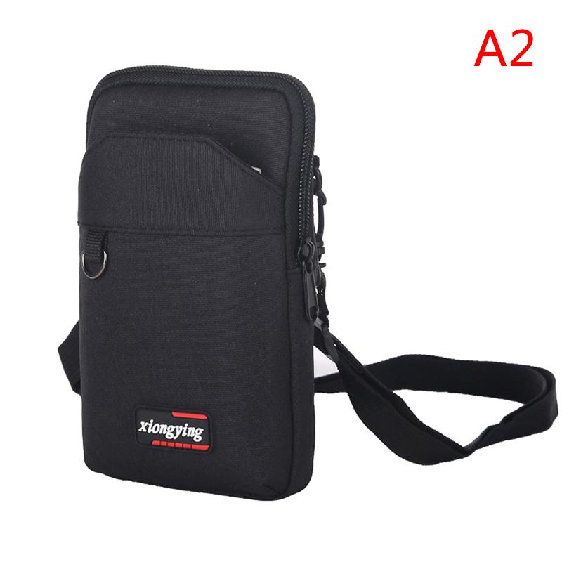 

Водонепроницаемая поясная сумка-кошелек однослойная/двухслойная, уличная военная поясная сумка-бананка, мужской чехол для телефона, сумка для кемпинга, охоты, тактическая чёрный