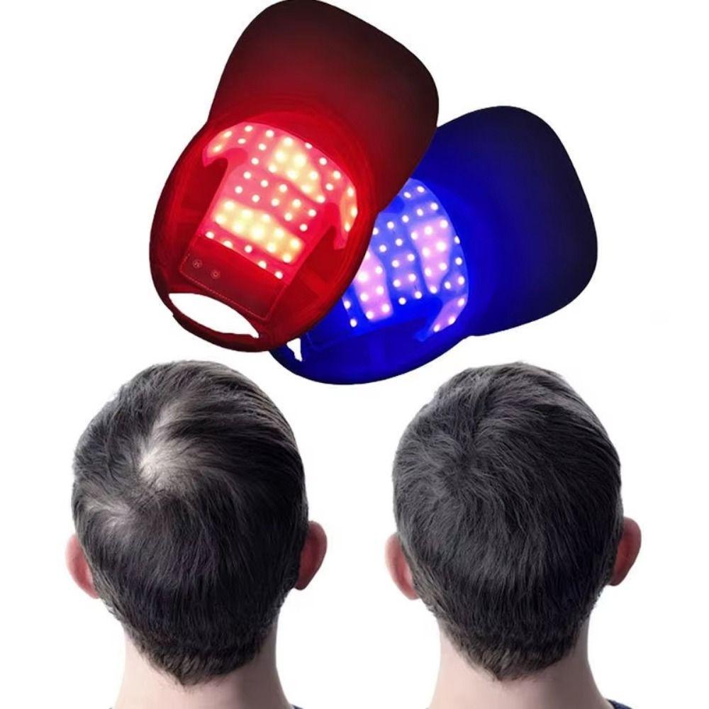 48/70 LED Hair Growth Device Red Blue Light Laser Hair Care Cap  for Men and Women