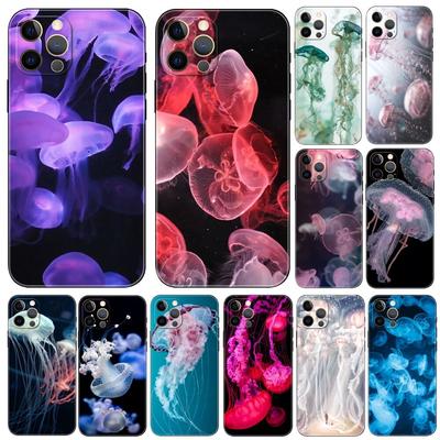 Qualle Handyhülle für iPhone Samsung Galaxy Redmi Xiaomi Oppo OnePlus Note SA 7 8 9 10 11 12 13 14 20 21 22 23 53 54 Pro Max Plus Ultra TPU Soft