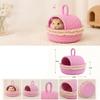 Lace Trim Small Pet Resting Cave Breathable Hamster Cage Resting Place Hamster Tunnel Nest  Pet