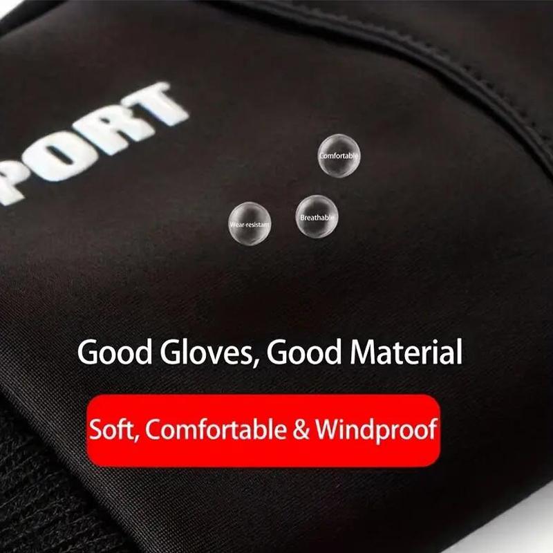 Winter wasserdichte Anti-Rutsch-warme Vollfinger-Handschuhe Outdoor-Touchscreen-Wollhandschuhe zum Radfahren