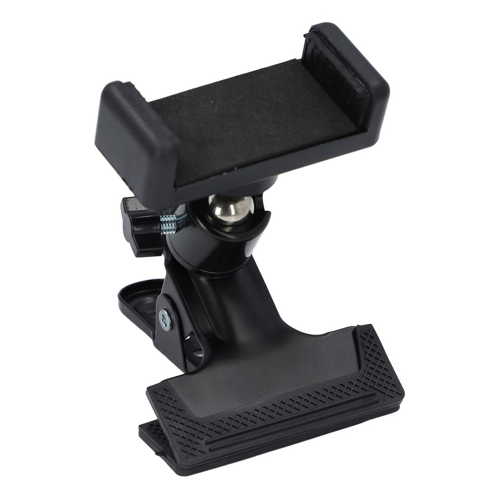 Guitar Head Phone Holder 360 Degree Ball Head Clip On Phone Mount for 5.5‑7.5cm Phones