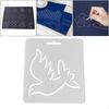 Quilting Stencil and Template Embroidery Stencils Patterns Flowers Crafts for DIY Patchwork Sewing
