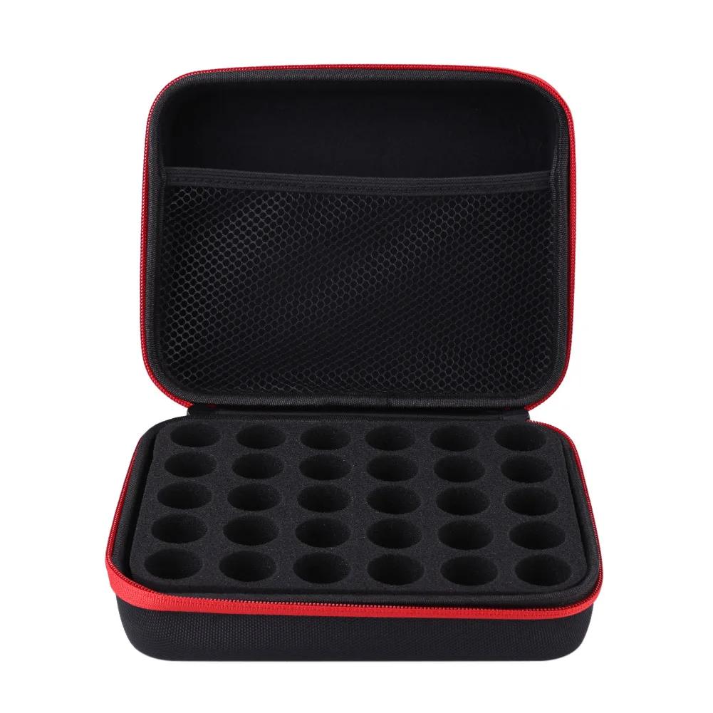 60 Flaschen Ätherische Öle Koffer 15ml Ätherische Öle Sammeltaschen Reise Tragbare Tragekoffer Nagellack Aufbewahrungstasche