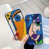 Picasso Abstract Art Painting Phone Case For iPhone 15 11 12 13 14 Pro MAX Mini 17 16 Pro Max Plus Shockproof Back Cover Fundas