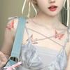 Girl Colorful Butterfly Tattoo Sticker Niche Tattoo Semi Permanent COD Sticker Tattoo Sticker F9F6