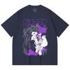 230 g/m² 100% Baumwolle Gachiakuta V4 Jabber Print Unisex Schweres Baumwoll-T-Shirt
