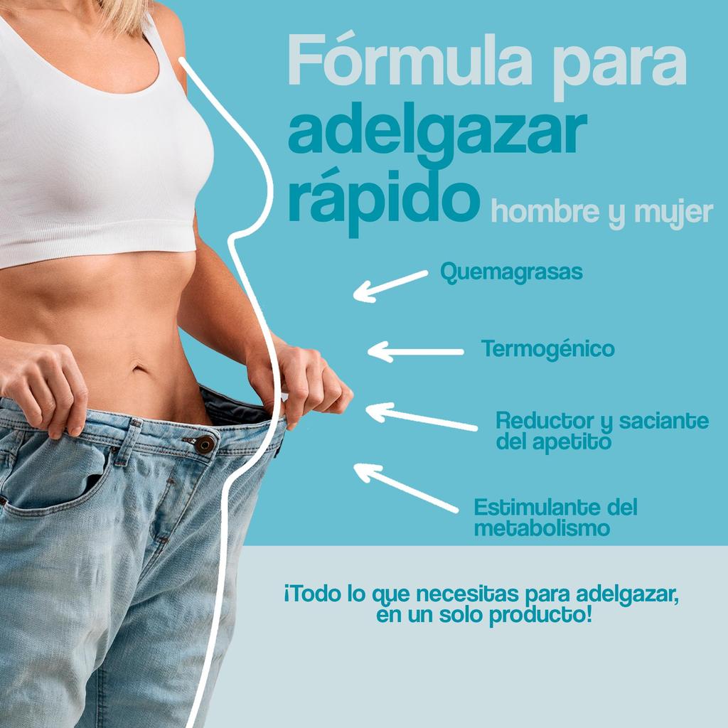 Healthy Fusion - Adiós Kilos Plus | Schlankheitsmittel | Fettverbrenner, Thermogen, Appetitzügler, Diuretikum | 90 Kapseln