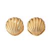 Einfache kleine Muschelförmige Ohrringe Mode Ohrstecker Vintage Piercing Ohrring Statement Schmuck Hypoallergen