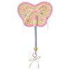 Colorful Hand-Crank Fan with Lanyard - Handmade Cartoon Cattail for Children's Day Photography