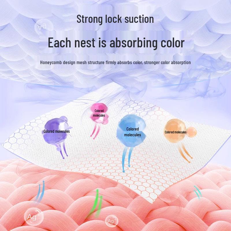 Anti-Bleed Color Absorbing Laundry Sheets: Prevent Dye Transfer In Wash with Color Separator Sheets.