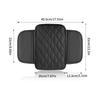 Center Console Leather Armrest Cushion Pad with 2 Storage Bags Replacement Armrest Protection Cover Quick Installation