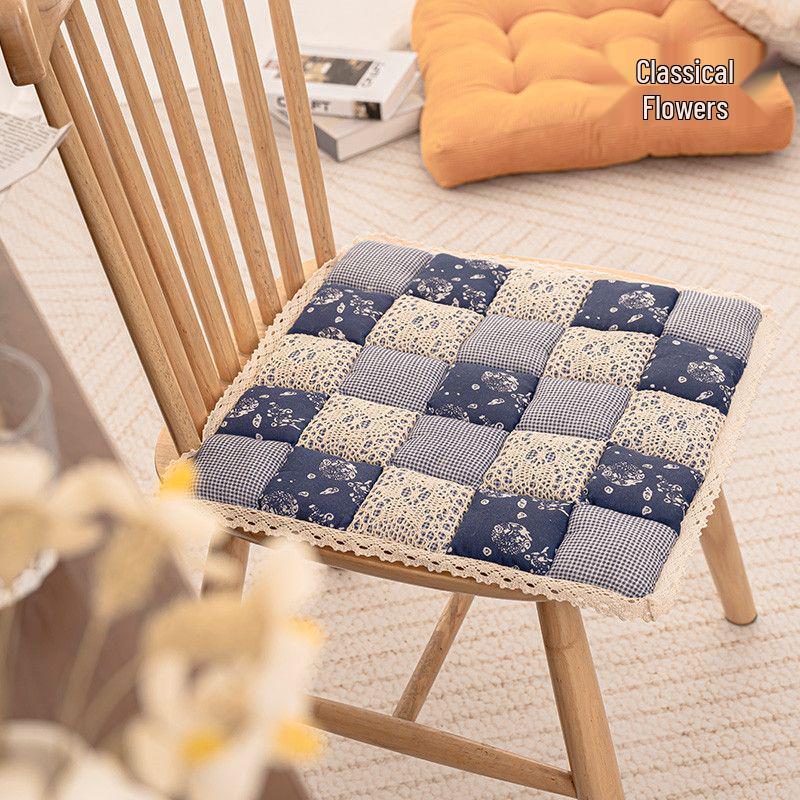 Lace Non-Slip Chair Cushion Pad for Dining and Living Room