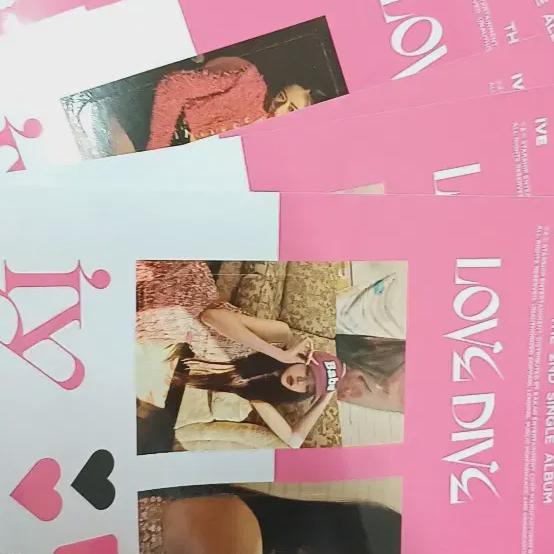 

IVE Фотокарточка Wonyoung Love Dive Альбом Наклейки Набор Из 17